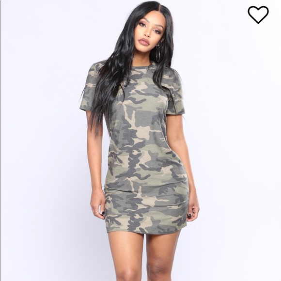 t shirt dress camo